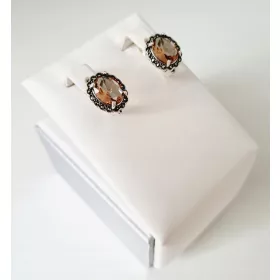    Uhani iz srebra 925 markazit zultanit Sultanit, ki spreminja barvo