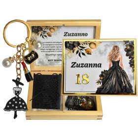   Darilna škatla za 16. ali 18. rojstni dan - Personalizirano darilo v leseni škatli