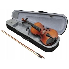   VIRTUOZNA STARINSKA VIOLINA 4/4 Z FUTERAŁEM, SMYCZKIEM IN KALAFONIJO