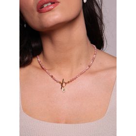  Ogrlica z obeskom iz rodohrozita