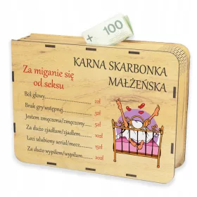   SKARBONKA ZA POROČENE | Skarbonka za poročene je idealno in praktično darilo ob obletnici poroke ali celo ob sami poroki. Ta zabavni dodatek bo motiviral k skrbnemu varčevanju in hkrati bo odlično dek