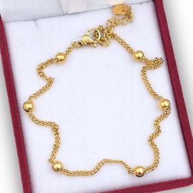   AROBNA NOGAVICA IZ KIRURŠKEGA JEKLA 23cm +3cm KROGLICE ZA GLEŽNJE