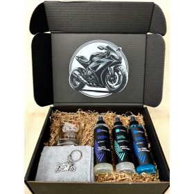 Darilni set za ljubitelja motociklov