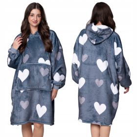 KOC BLUZA XXL SRČKI Vzorec Darilo za Rojstni Dan Božič