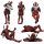 DEKORACIJA FIGUR MARVEL SUPERJUNAK SUPERBOJLER DEADPOOL KOMPLET 6 NOVIH KOSOV