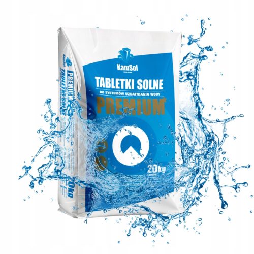 PREMIUM SOLNE TABLETE ZA MEHČALCE 20KG TABLIRANE SOL ZA ZDRAVLJENJE