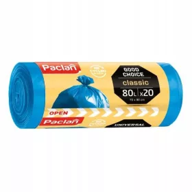 Paclan Klasične 80L vreče za smeti 20 kosov