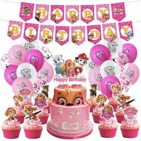 Skye Paw Patrol Set Balonskih Okraskov za Rojstni Dan