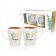 Darilni set 2 skodelic za 25. obletnico poroke