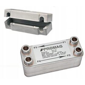   Toplotni izmenjevalnik 30 plošč 25kW 3/4'' DN20 + Izolacija