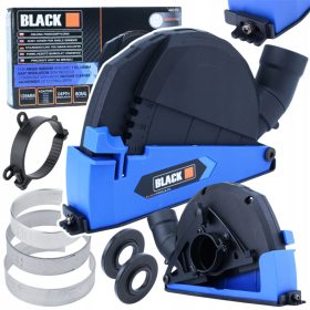    Črna eksplozijsko varna zaščita za brusilnik 115/125 mm z adapterji