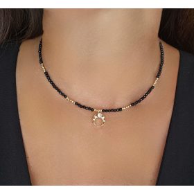  Ažurna ogrlica Moon s cirkoni Moon