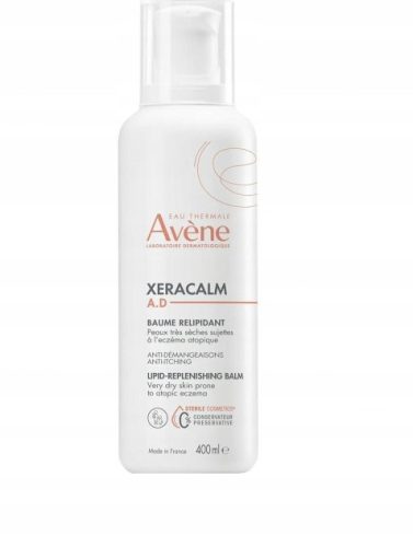 Balzam XeraCalm A.D za dopolnitev lipidov, 400 ml, za zelo suho kožo