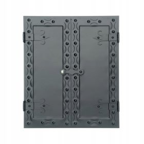  Vrata za kadilnico, jeklo, Lena, 60x80cm