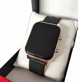   Eleganten ženski LED ročni Kurren z elegantnim silikonskim pasom