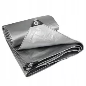  Večnamenska in odporna zaščitna ponjava SmartPak, 3x3m, srebrna, iz recikliranega materiala