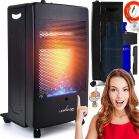   PIEC GAZOV NA JEKLENKE, GRELEC, ŠTEDILNIK BREZ VONJA, REDUKTOR - 5000W