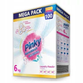   PINKY NanoWash Universal - Univerzalni pralni prašek (100 pranj) 6kg