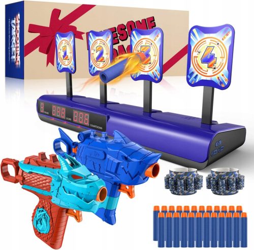 Nerf Strzelalnica z Električno Tarčo in 2 Pištolami