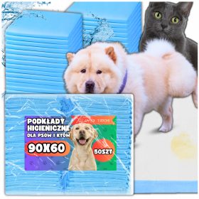   PODKLAD ZA HIŠNE LJUBLJENCE ZA UČENJE LULANJA XL 90x60 cm, 50 KOSOV