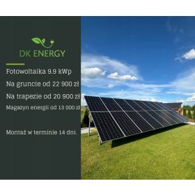    Fotovoltaika 10 kWp na tleh s hranilnikom energije 10 kWh, DEYE / FoxEss