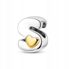   Eleganten obesek z motivom črke S S925 - Unikaten dodatek za vaš nakit