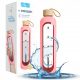 Steklenička za vodo Wessper Activemax Crystalline 1l s silikonskim etui - roza