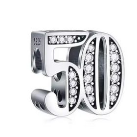   Slovenian name: Eleganten obesek za 50. obletnico iz srebra 925 s številko 50

SEO-optimized description:
Ta čudovit obesek je popolno darilo za posebno osebo, ki praznuje 50. rojstni dan ali obletnic