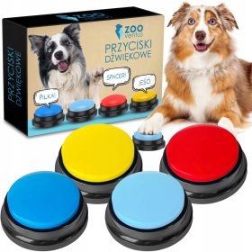   ZooVentus izobraževalna pasja igrača Zvočni gumbi za živali
