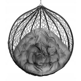   Gardenia Luksuzna Velika Vrtna Blazina za Viseči Stol Kokon Swing XXL Siva 140 x 110 x 13 cm