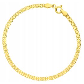 ZLATA BISMARK ZAPESTNICA IZ SREBRA 925, POZLATA, 18 cm