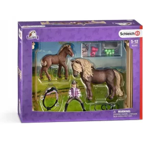   ZDRAVJE IN ZABAVA SCHLEICH HORSE CLUB 42363 Komplet konjev JIHADEC Z ISLANDSKIMI PONIJI