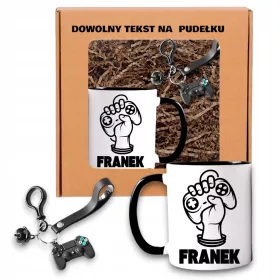  SET ZA GAMERJE DARILNA SKODELICA Z IMENOM ZA FANTKA ROJSTNI DAN