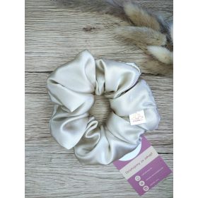 Eleganten elastik brez spojk v šampanjski barvi - EDDASILK