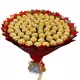 Mega čokoladni šopek Ferrero Rocher, 75 kosov - Darilo za 75. rojstni dan, poroko