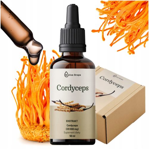 Kapljice Cordyceps Mushroom – Naravni Ekstrakt za Vitalnost, 50 ml