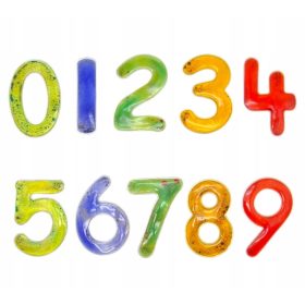   EDUKATIVNI GEL SENZORIČNE ŠTEVILKE KOMPLET MEHKE ŠTEVILKE 0-9 PISANE