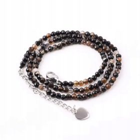 Agatni choker ogrlica iz naravnega kamna