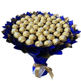   Darilo za 50. rojstni dan. Sladki šopek Ferrero Rocher 50 kosov