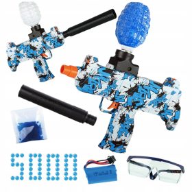   Pnevmatska Pištola za Gel Kroglice VELIK Avtomatski Set z Avtomatskim Orožjem
