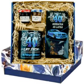 Darilo za 40. rojstni dan - Eleganten set za poseben jubilej