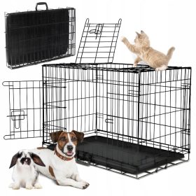 Kovinska kletka za malega psa 59 x 76 x 53 cm