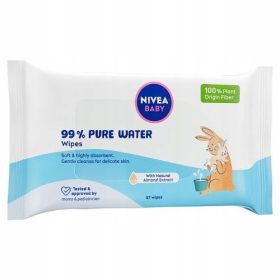   Biorazgradljivi vlažilni robčki NIVEA Baby 99% Pure Water 57 kosov