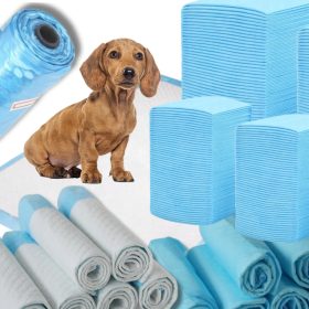   FAST_DEAL Super Absorbent Pet Training Pads 45x60cm 100 Pieces + Free Bags