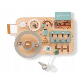    MONTESSORI DESKA LESENI VOLAN ZA OTROKE IZOBRAŽEVALNA IGRAČA