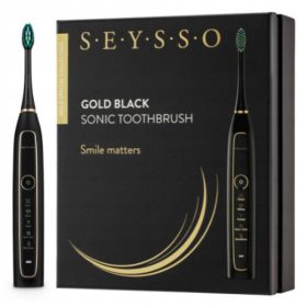   Električna zobna ščetka SEYSSO Gold Black Special Collection