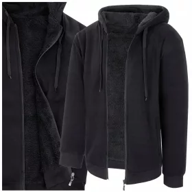 IZOLIRANI MOŠKI SWEATSHIRT Z MEDVEDJIM KRZNOM