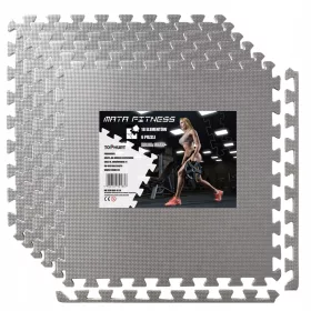 Fitnes puzzle podloga Gockowiak 174 cm x 117,5 cm siva