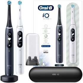 Oral-B iO Serija 7 Duo Magnetna Zobna Ščetka Črna in Bela