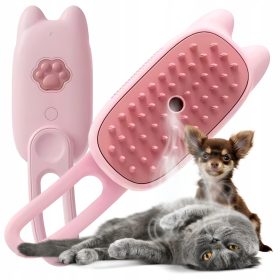   Električna parna krtača za nego dlake za mačke, pse, živali